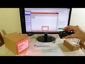 รีวิว สาธิต ทดสอบ Zebra DS457 RS232 interface