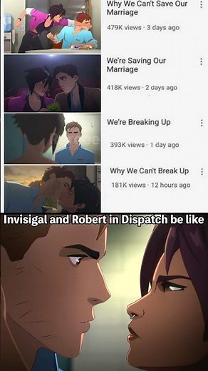 Invisigal and Robert in Dispatch Be Like #dispatch #dispatchgame