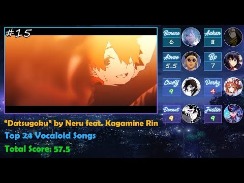 Top 24 Vocaloid Songs [Mass Rank]