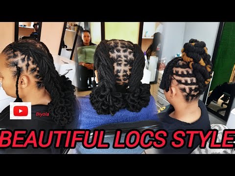LIVE: Transforming My Practice Doll into a Stunning Locs Updo!
