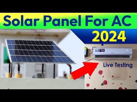 solar ac | ac on solar power | solar ac in india | solar panel for ac | solar se ac kaise chalaye