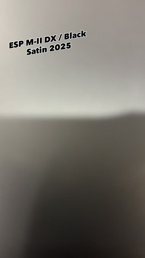【ESP M-II DX / Black Satin 2025】 ⁡ All-Black Color The iconic ESP...