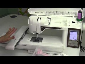 Husqvarna Viking Topaz 40 58 Attaching the Embroidery Hoop
