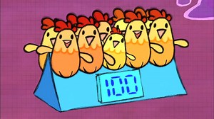 ▶️ The Chicken Problem/The Space Creature Problem - Peg & Cat: Clip 3