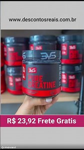 CREATINA MONOHIDRATADA 300g 100% Pura 3VS Nutrition