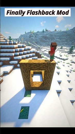 Finally i installed flashback Mod | MINEcarft | #minecraft #flashback #4k #new #mods #fyp #build