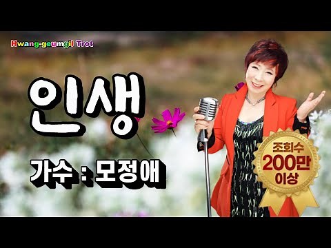 가수 모정애 - 인생 (자막가사)