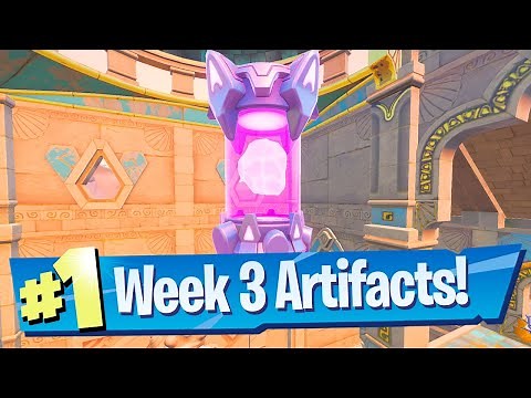 Week 3 Alien Artifact Locations - Fortnite (Chapter 2 Season 7)