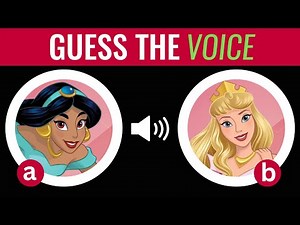 Guess the DISNEY PRINCESS by her VOICE! Disney Voice Quiz Challenge