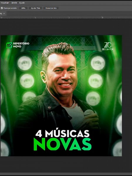 Modelo de Capa de CD Editável no Photoshop