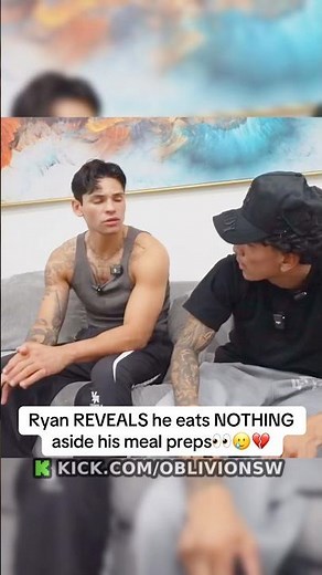 Ryan REVEALS he eats NOTHING aside his meal preps #RYAN #PREPS #RESTAURANT #TRAINING