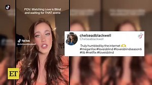 'Love Is Blind' season 6 star, Chelsea, responds after her claims about looking like Megan Fox on the show have gone viral. | Entertainment Tonight