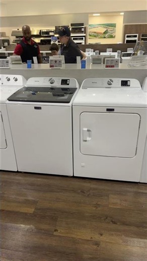 Maytag top load washer and gas dryer white