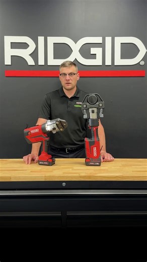 26K views · 167 reactions | The RP 350 & 351 pack a punch: 100K+ press cycles, zero scheduled maintenance, endless 360° swivel, smart Bluetooth® + color-coded LEDs, and built-in LED lighting.  Buy now and press like a pro! #RIDGID #RIDGIDTools #ProPress #Pressing #RP351 #RP350 | RIDGID Tools | Facebook