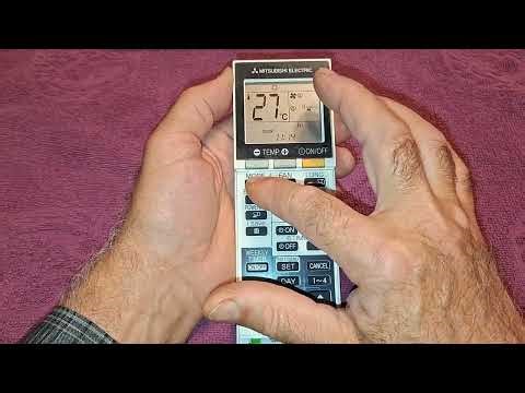 Mitsubishi Electric inverter: how to use the air conditioner remote control