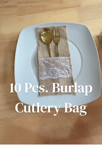 Add charm to your table setup with this 10 PCS Burlap Cutlery Bag Set 🌿🍽️ ✔️ Rustic burlap design for aesthetic table styling ✔️ Perfect for spoons, forks, and knives ✔️ Ideal for parties, gatherings, weddings, and home dining ✔️ Reusable and easy to use A small detail that makes your table look more organized and stylish ✨ #BurlapCutleryBag #RusticTableSetup #kitchenessentials #PartyEssentialsPH #diningtableideas
