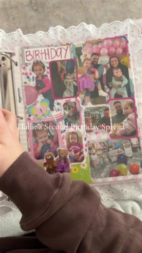 Creative Scrapbook Ideas for Hallie's Birthday