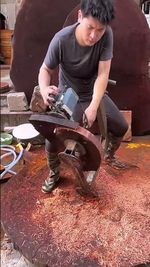 Round oak butcher block manufacturing procedure