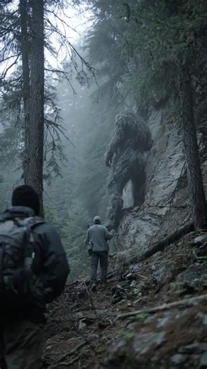 Hikers Capture Footage of Giant Humanoid Moving Through Alpine Forest