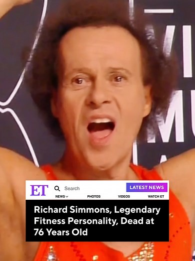 Beloved fitness personality Richard Simmons has died at the age of 76, just one day after celebrating his birthday. 💔