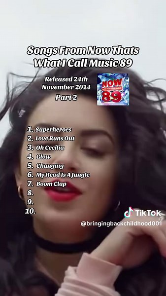 Los mejores éxitos de Now That's What I Call Music 89
