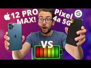 Iphone 12 pro max batterie VS google pixel 4a 5g [Test d'Autonomie]