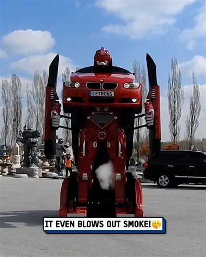 Unveiling a life size BMW Transformer 😱🤖 #cars #BMW #transformers | UNILAD Tech