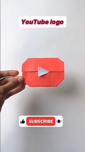 EASY YOUTUBE PLAY BUTTON ORIGAMI | DIY YOUTUBE PLAY BUTTON | COOL ORIGAMI INSTRUCTION | PAPER ART