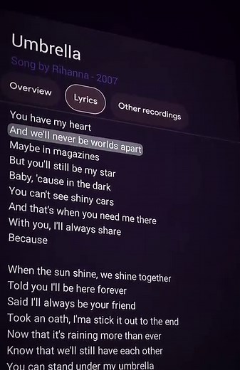 Rihanna's 'Umbrella' Lyrics Breakdown