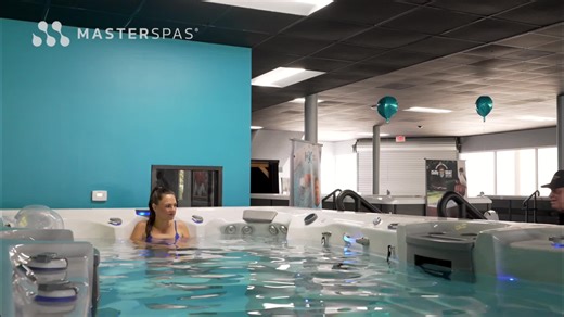 From the moment Allison steps into the MasterSpas Trainer Series 15 Deep, the difference is clear. 💦 This swim spa is designed to feel comfortable, even for first-time users. The ergonomic steps, soft non-slip treads, and perfectly placed waterline make it easy to enter and enjoy, no matter your height. Inside, it delivers the best of both worlds. 🏃‍♀️ • Low-impact water running that’s easy on joints • Adjustable propulsion jets for swimming and resistance training • Built-in rowing and streng