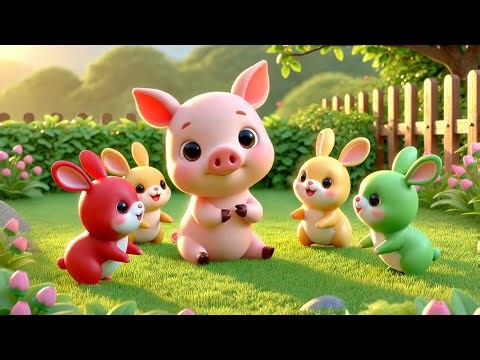 LK Con Heo Đất Remix - Hoạt Hình Thiếu Nhi Con Heo - Ca Nhạc Thiếu Nhi 4K Sôi Động Cho Bé Tập Nhảy