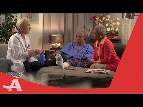 How to Treat Foot Wounds and Apply a Pressure Wrap