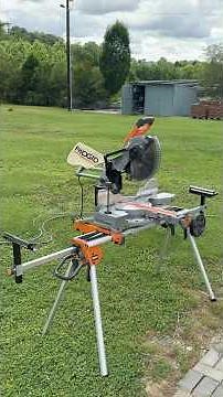 RIDGID 12” Dual Bevel Sliding Miter Saw #ridgid #mitersaw #tools