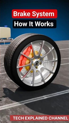 How does the Brake System stop the car ?