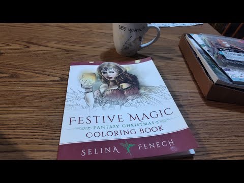 let's color a page from a different Selena Fenech book!