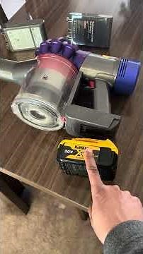 Dyson handheld hoover, battery replacement review #shorts