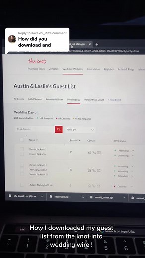 How to Import Guest List from The Knot to Wedding Wire