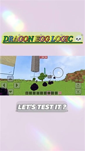 MINECRAFT DRAGON EGG LOGIC 🤣.#minecraft #memes