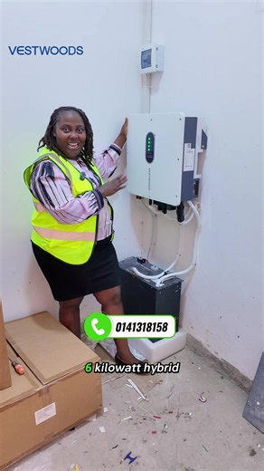 Vestwoods 6kW Inverter with 9.6kWh Battery Powering a 6-Bedroom Home