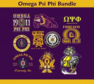 Omega Psi Phi Svg, Fraternity Designs, Greek Alphabet Svg,fraternity Designs for Cricut & Silhouette - Etsy