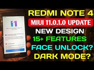 REDMI NOTE 4 MIUI 11 UPDATE | 15 NEW FEATURES | FACE UNLOCK, REDMI NOTE 4 MIUI 11.0.2.0 UPDATE