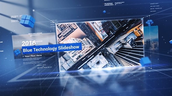 Blue Technology Slideshow