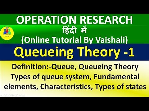 Queueing Theory| Waiting line model| Queueing Theory Definitions |Operation Research