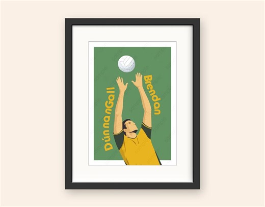 Donegal Gaelic Football Print - Etsy