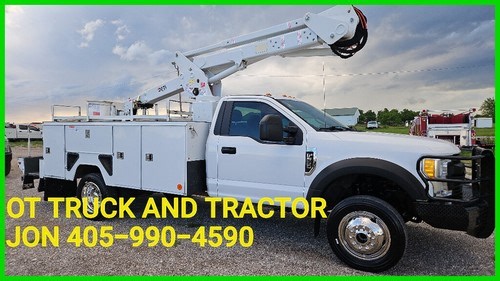 2017 Ford F-550 4wd 45ft Insulated Bucket Truck 6.8L Gas ETI ETC40IH | eBay
