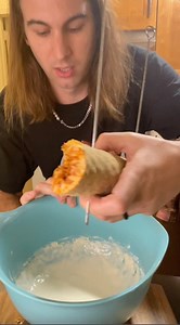 PIZZA HACK DIVIDES THE INTERNET! 🍕🤯 A man takes a pizza and prepares a totally new way of eating pizza. It's unconventional, yes, and it totally disrupts the pizza as it is but is this better? He folds its, puts the batter on and deep fries it! Please be advised that this page’s videos are intended for entertainment purposes only. The videos on this page include scripted dramas, satires, parodies, magic tricks, and other forms of entertainment. Names, characters and incidents are often the pro