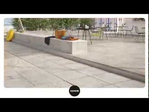 Posa a secco su sabbia, gres 20 mm - Dry laying on sand, stoneware 20 mm