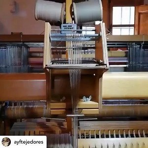Now this is how you warp a sectional beam! | AVL Looms