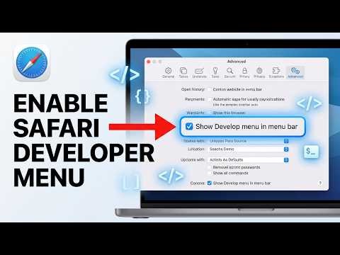 How to Enable Developer Menu in Safari on MacBook
