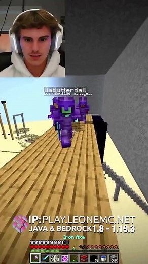 9.7K views · 45 reactions | He did this on the server!Join with the IP: play.leonemc.net Follow @leoneminecraft for more!.....................#minecraft #memes #meme #dankmemes #minecraftmemes #fortnite #funny #gaming #gamer #funnymemes #memesdaily #minecraftbuilds #lol #dank #youtube #edgymemes #minecraftservers #offensivememes #ps #tiktok #xbox #roblox #leonemc #minecraftbuild #minecraftpc #twitch #minehut #lmao #minecrafters | Minecraft Viral | Facebook